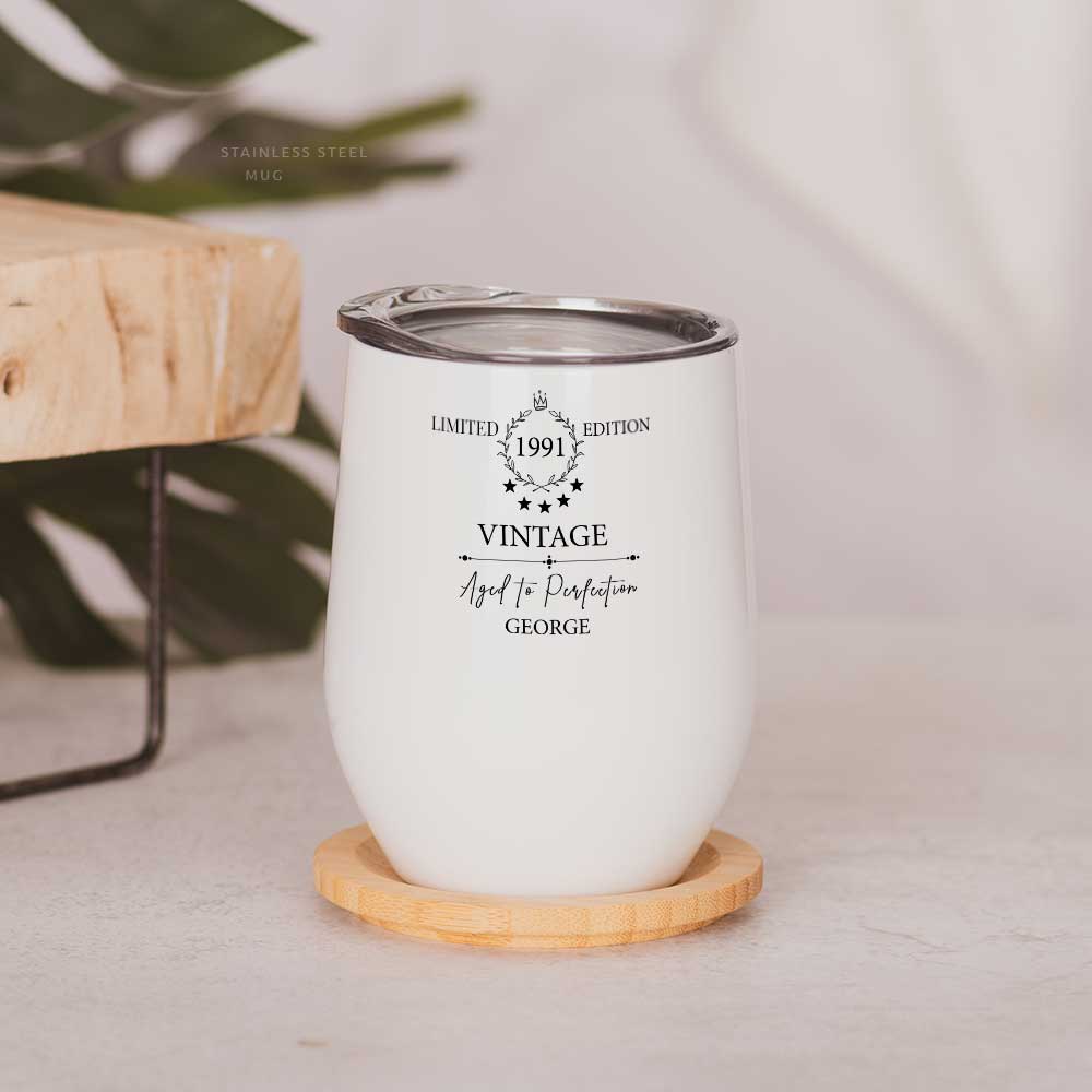 Limited Edition - Stainless Steel White Mug - GOTShirts