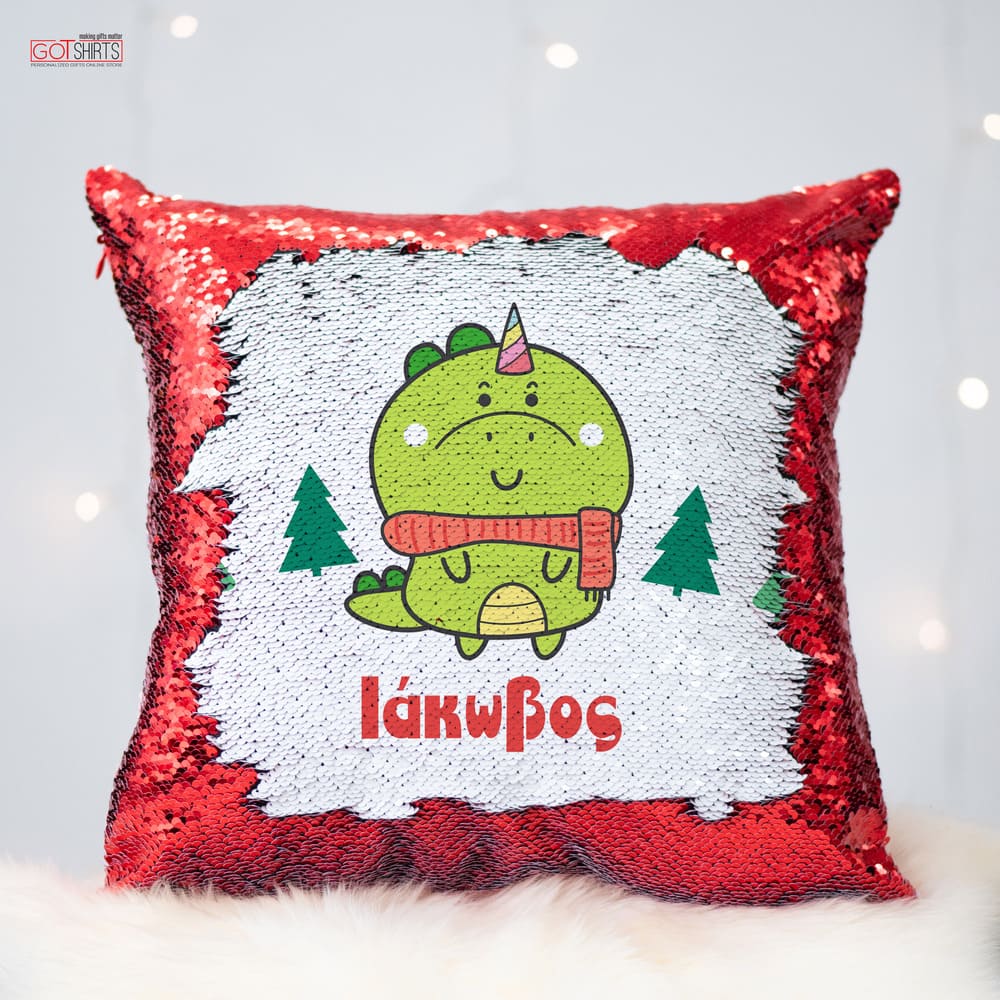 Christmas Dinosaur Magic Pillow - GOTShirts