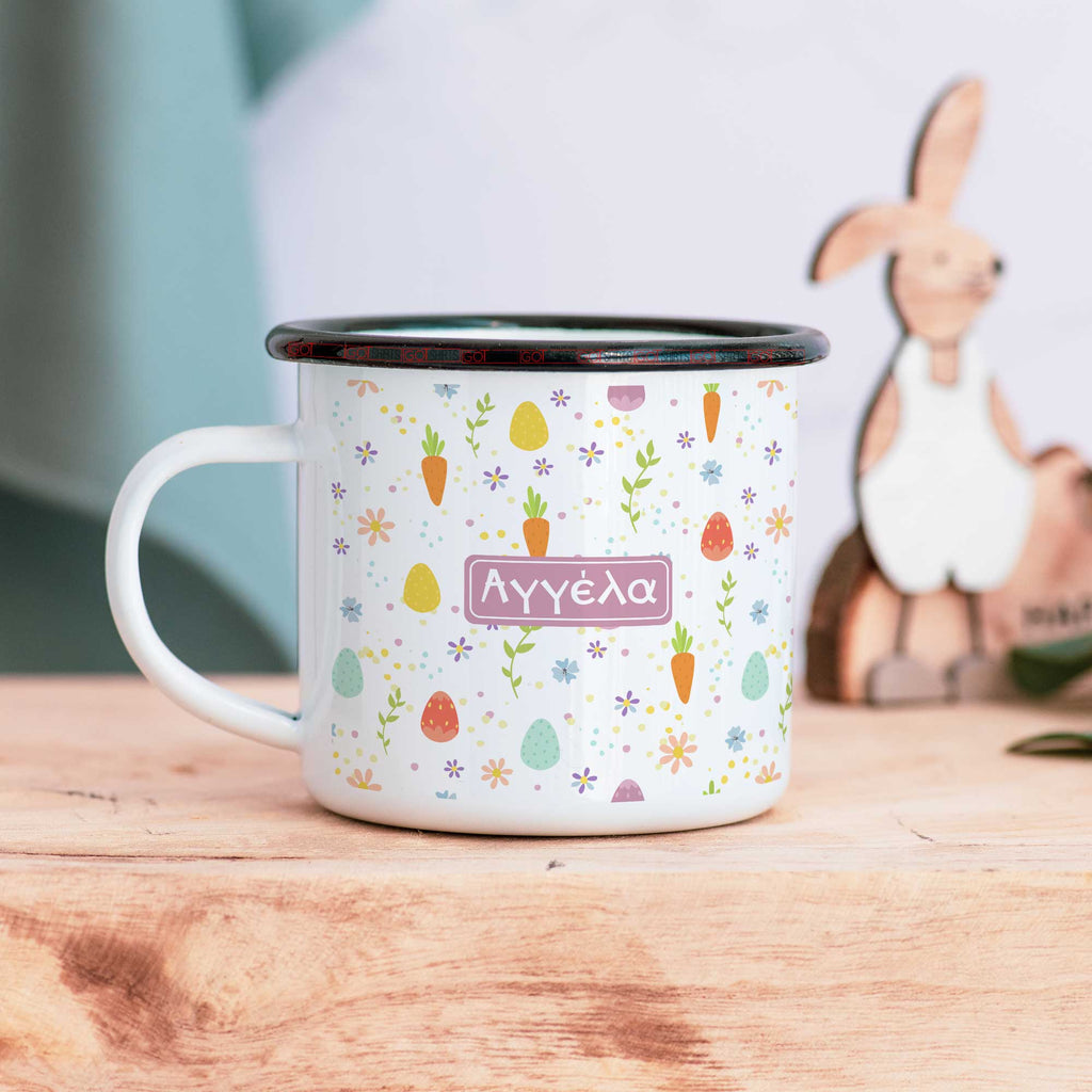 Easter Pattern - Enamel Mug