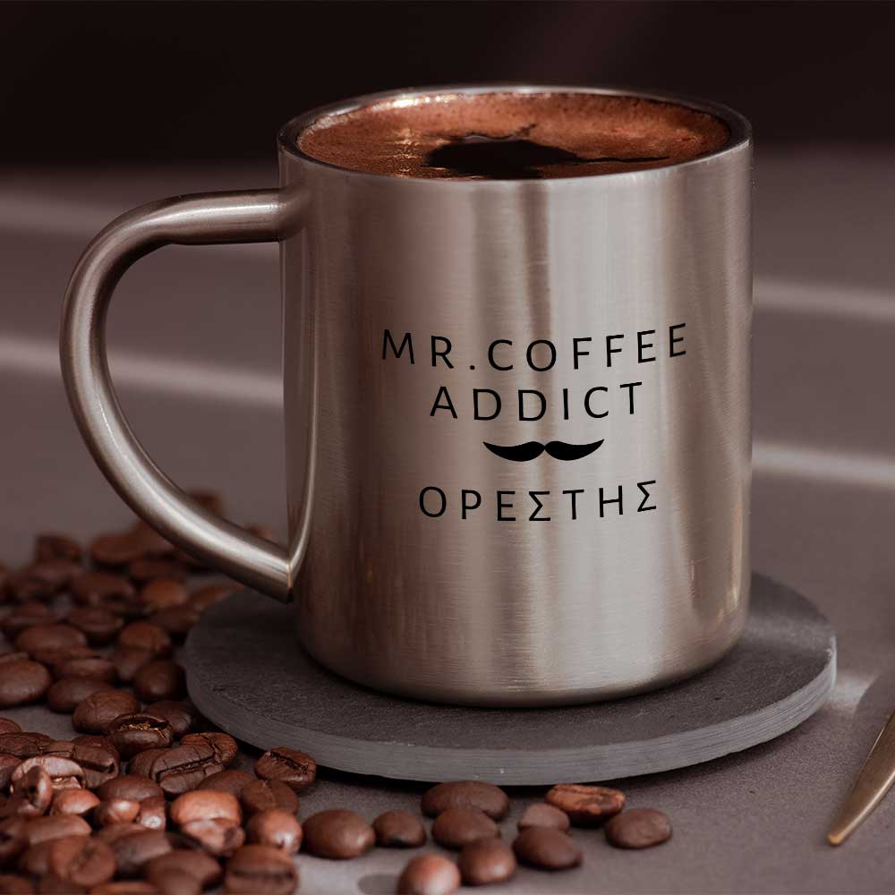 Mr.Coffee Addict - Stainless Steel Coffee Mug