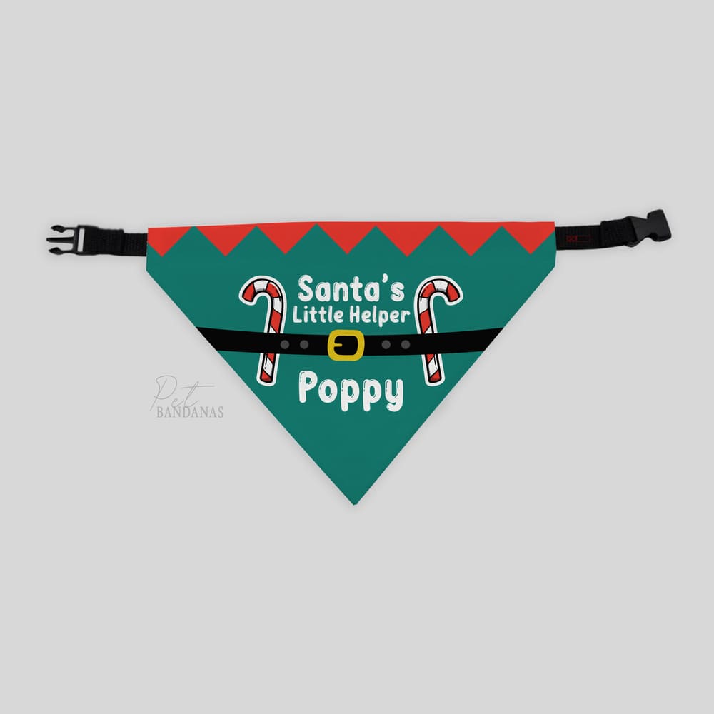 Santa's Little Helper - Pet Bandana - GOTShirts
