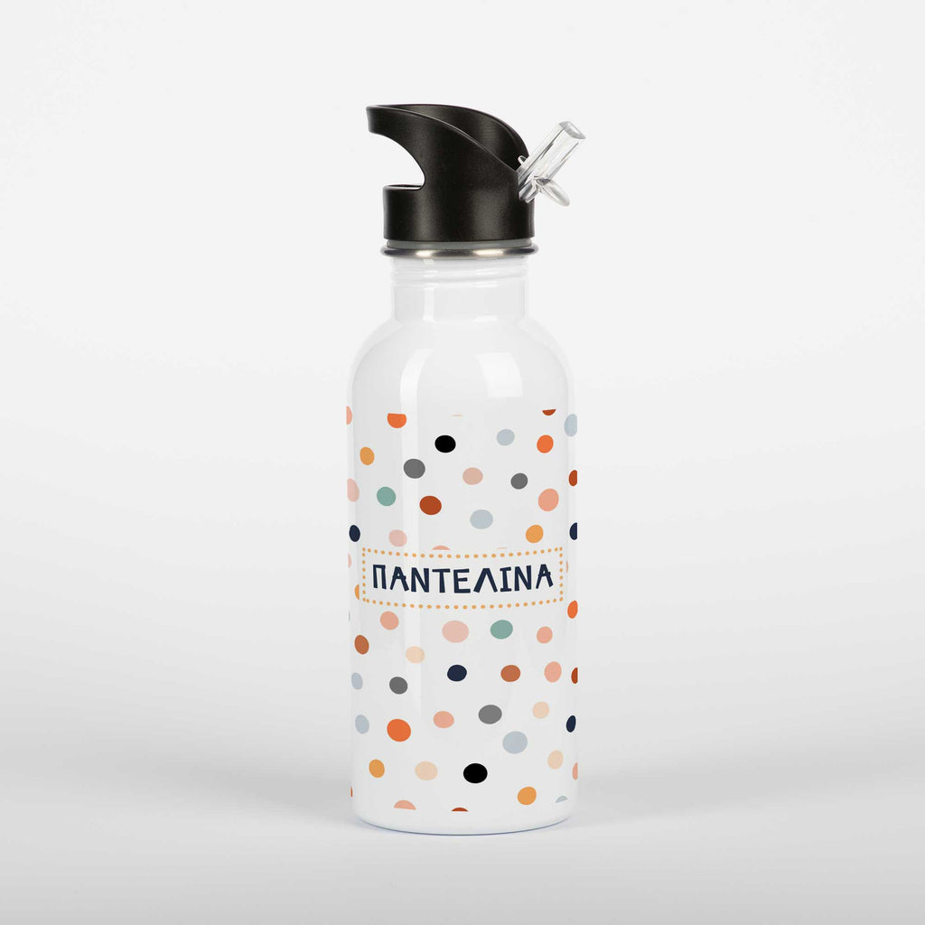 Dot Pattern - Stainless Steel Water Bottle 600ml