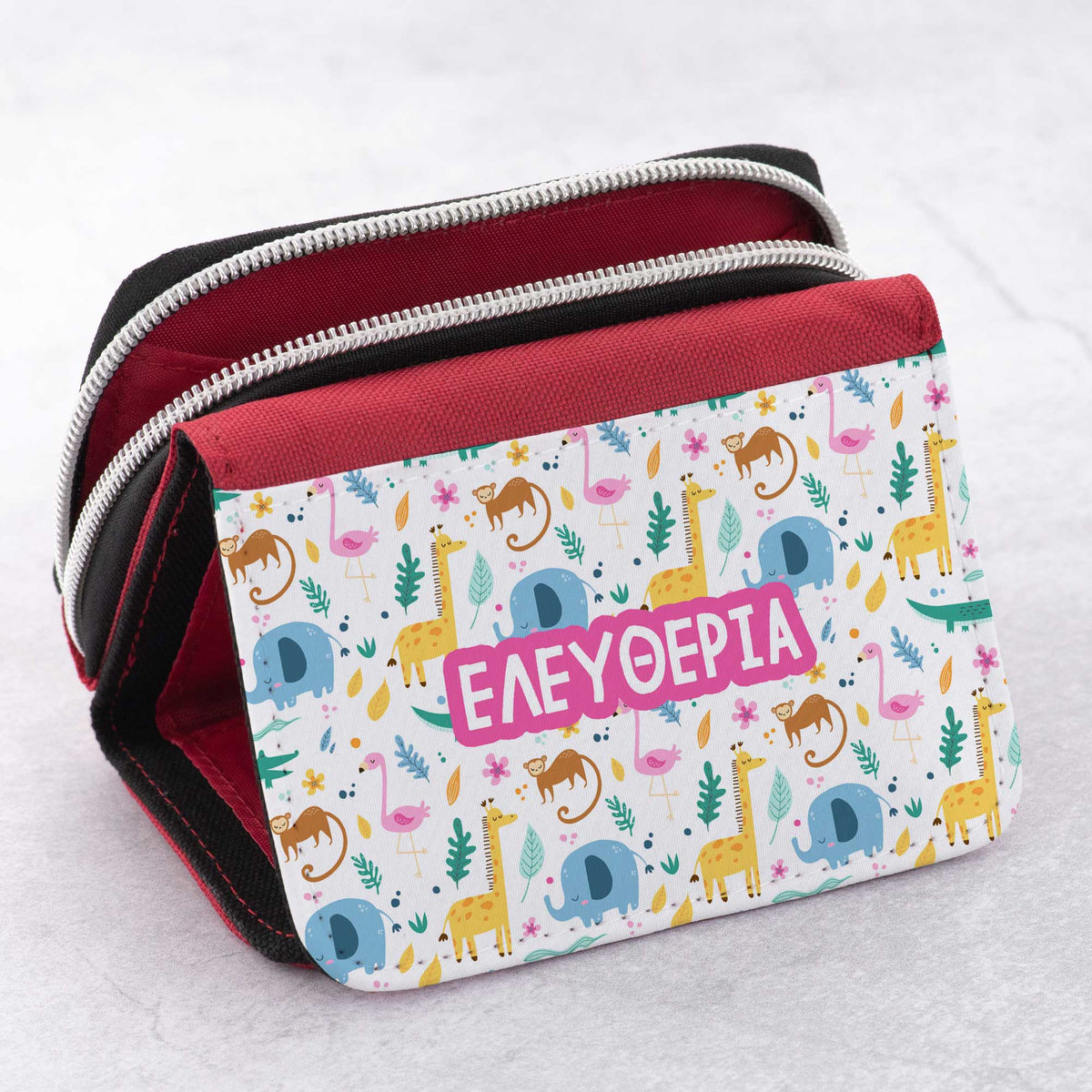 Girl Animals Pattern - Kid's Jean Wallet - GOTShirts