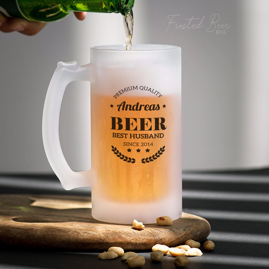 Frosted Beer Glass