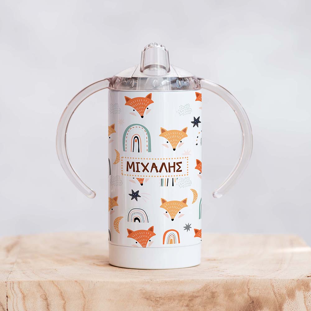 Fox - Straight Double Wall Stainless Steel Sippy Cup