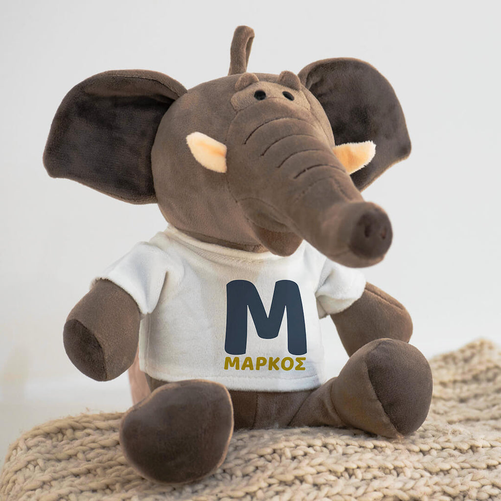 Elephant Plush Toy-GOTShirts - Personalized Gifts