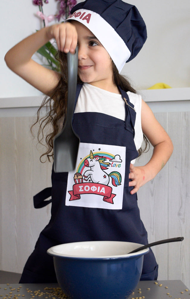 Kid's Apron & Hat-GOTShirts - Personalized Gifts