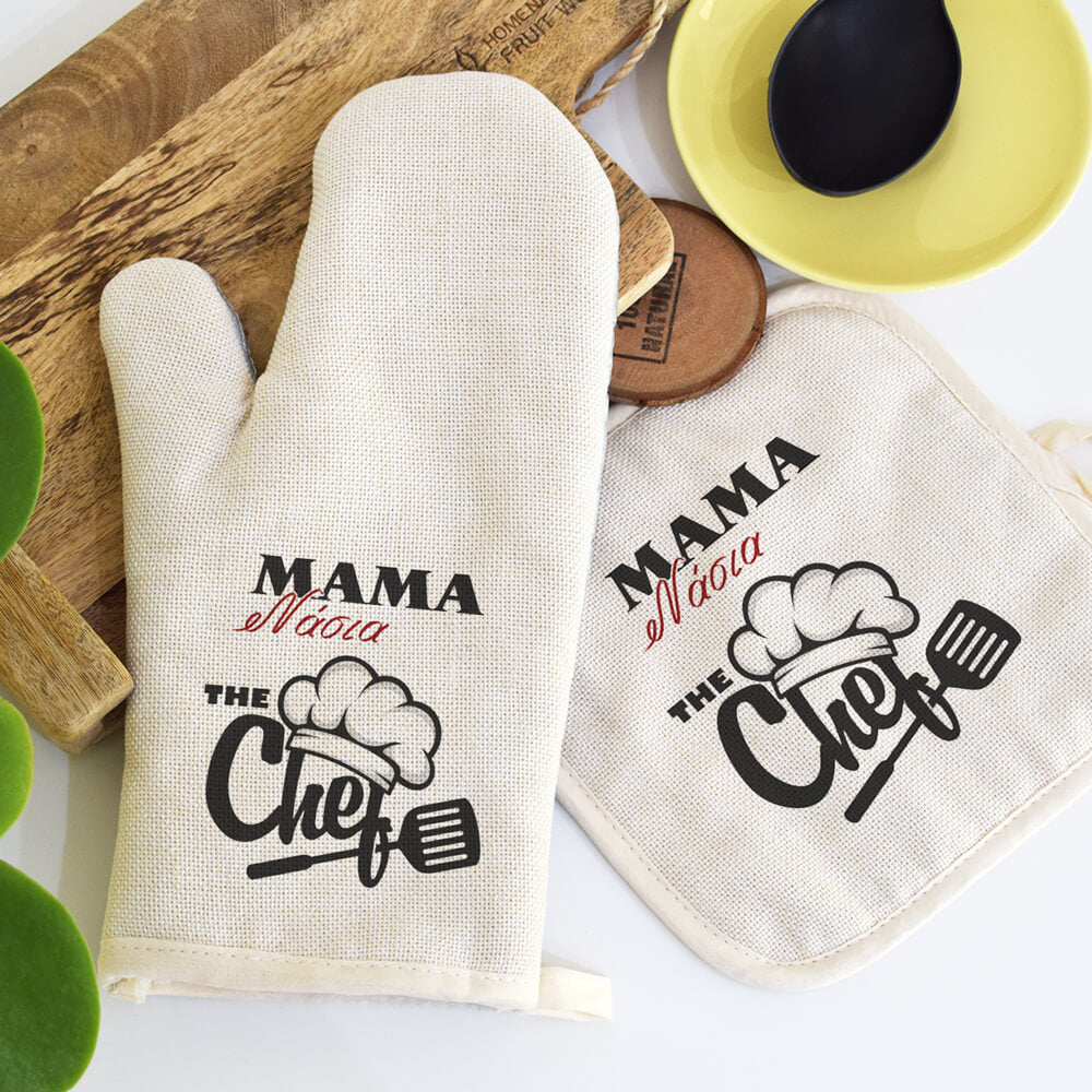 Oven Mitt and Pot Holder-GOTShirts - Personalized Gifts